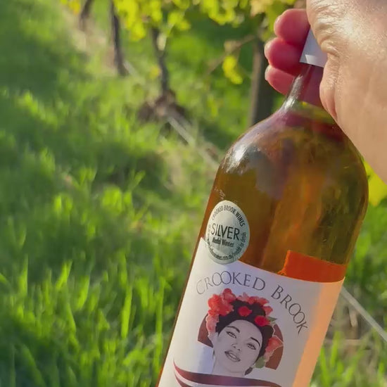 2023 Jean Single Vineyard Rosé – pour shot, Crooked Brook Wines, Ferguson Valley